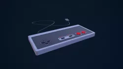 NES Pad Low-poly 3D model