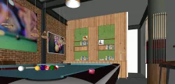 Net - caffe - bida - space  3D model