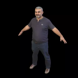 No326 - Male T Pose 3D model