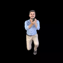 No334 - Proposal Guy 3D model