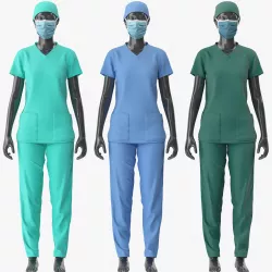 Nurse Uniform 3D model