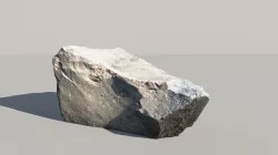 Obsidian Boulder Scanned 3d Model 3D model
