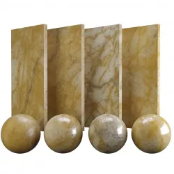 Orange Siena Marble Texture PBR Vray Corona 400 x 400 cm Texture