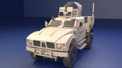 Oshkosh M-Atv Military Vehicle 3D model Low-poly 3D model