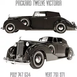 Packard twelve victoria 3D model