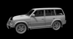 pajero car car 3d model 3D model