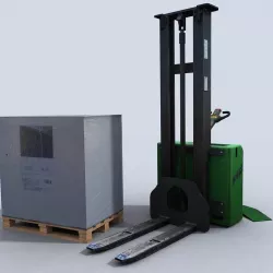 Pallet Stacker Low-poly 3D model