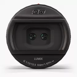 Panasonic Lumix G 12-5mm f12 3D H-FT012 3D lens Low-poly 3D model