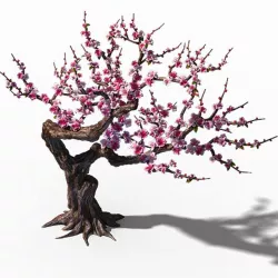 Peach Blossom Island - Peach Tree 01 3D model