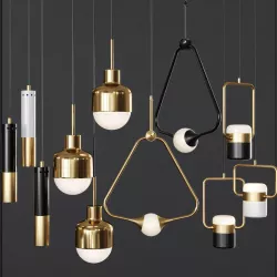 Pendant set 015 3D model