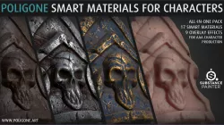 Poligone Smart Material Collection for AAA Character Creation 3D model