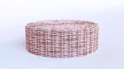 Rattan Patio Coffee Table 3D model