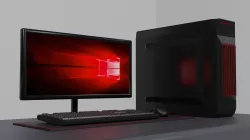 Realistic Desktop PC Low-poly 3D model