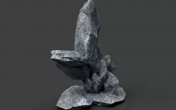 Rock 5-5 Low-poly 3D model