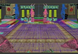 Roma Heroes - Heroes Training Square 3D model
