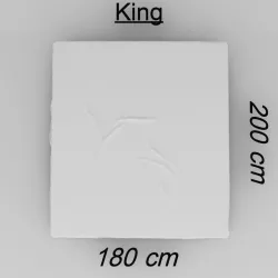 Sabana de cama - King - 180 x 200 - Bed Sheet 3D model