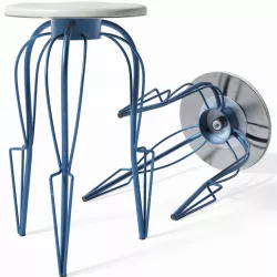  Savarin bar chairs 3D model