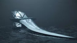 Sci-fi melee weapon Knife Low-poly 3D model