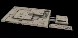 SCI-FI surface plate S001 3D model