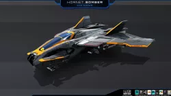 SF - Hornet Bomber Low-poly 3D model