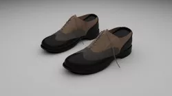 shoes Low-poly 3D model