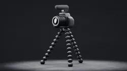 Simple Camera with Gorilla-Pod and Mic - Non-Brand Low-poly 3D model