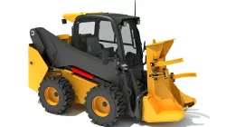 Skid Steer Loader Tree Cutter 3D model