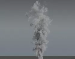 Smoke Rising 01 - VDB 3D model