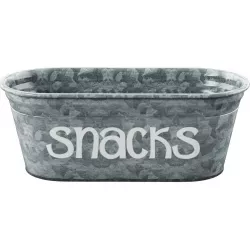 Snacks Galvanized Storage Container 3D model