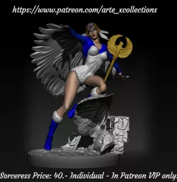 Sorceress from He Man 3D model