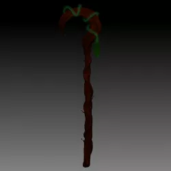 Staff Model 3D model