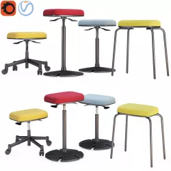Steelcase - B-Free Sit Stand 3D model