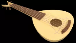 Stringed instrument 3D model