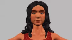Stylized Female 3D model
