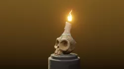 Stylized Skull Halloween Special Low-poly 3D model