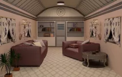 Train Luxury library 3D model