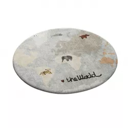 Tufted The World Rug by Oyoy 3D model