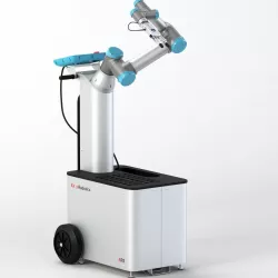 UR3 with ER5 Max Mobility And Flexibility Robot Cell 3D model