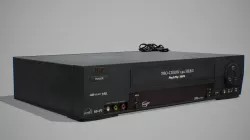 VHS Player Low-poly 3D model