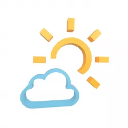 Weather Symbol v9 003 Low-poly 3D model