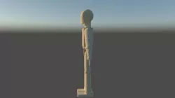 Wood dummy 3D model