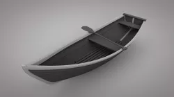 Wooden Boats 3D model