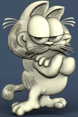3d STL model for CNC Garfield 3D model