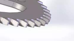 60T 520 Chain Motorcycle sprocket For CNC manufacturing 3D model