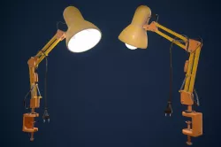 A Table Lamp Low-poly 3D model