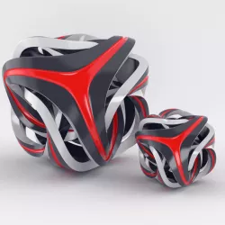 abstract object 3D model
