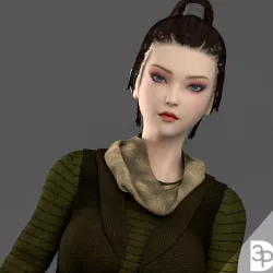 AERA - Survivor Woman 3D model