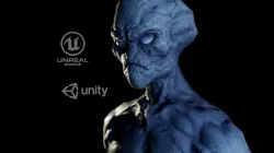 Alien v1  Animated and Game Ready Low-poly 3D model