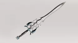 Anime Sword Low-poly 3D model