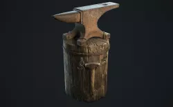 Anvil Low-poly 3D model